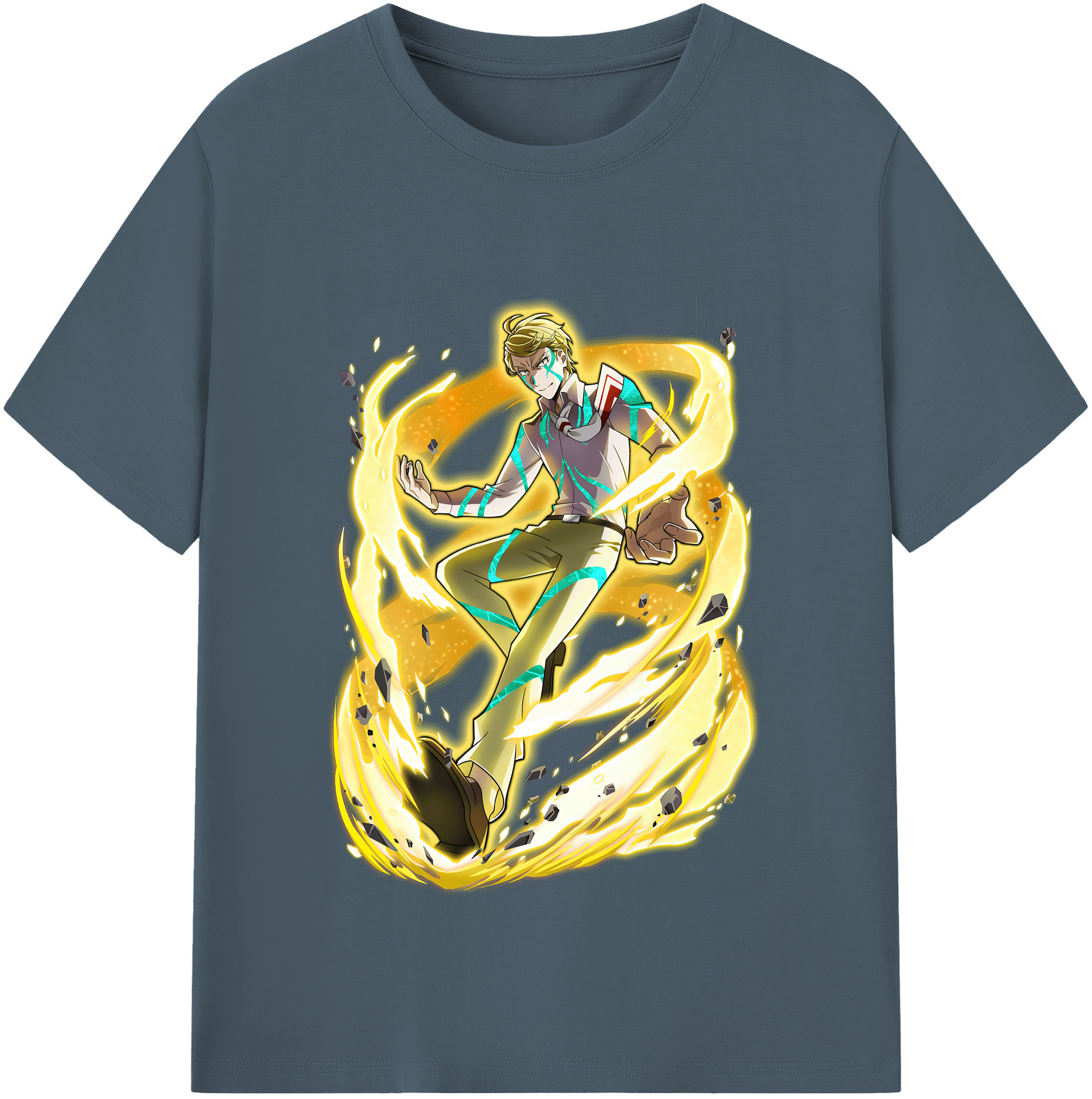 （画像用） 文豪ストレイドッグス Bungo Stray Dogs 綿100％半袖Tシャツ（フロントプリント）